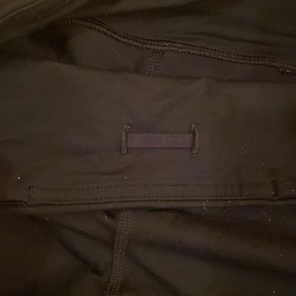 Black Lululemon capris pants with zippers - Picture 3 of 5